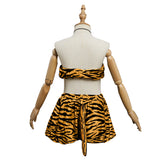 Año de Tigre Juego de Rol Niños Cosplay Disfraz Navidad Halloween Carnaval Fiesta Per.