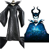 Película Maleficent Cosplay Disfraz Halloween Carnaval Fiesta Adulto Vesido Disfraz Traje