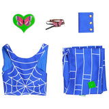 Anime JoJo‘s Bizarre Adventure : Stone Ocean Jolyne Cujoh Cosplay Disfraz Halloween Carnaval Traje