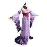 Juego Genshin Impact Raiden Shogun Cosplay Disfraz Traje Vestido Halloween Carnaval DISFRAZDEDIADEBRUJAS.ES®