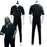 TV Series The Witcher Geralt of Rivia Cosplay Halloween Disfraz Fiesta Conjunto Carnaval Traje Per.