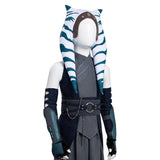 Series de Television Star Wars : The Mandalorian Ahsoka Tano Cosplay Disfraz Niños Halloween Carnaval Traje