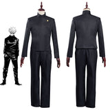 Anime Jujutsu Kaisen Gojo Satoru Uniforme Cosplay Disfraz Halloween Carnaval Traje hombre Per.