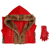 Película The Christmas Chronicles 2 Mrs. Claus Navidad Cosplay Disfraz Halloween Carnaval Traje