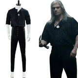 TV Series The Witcher Geralt of Rivia Cosplay Halloween Disfraz Fiesta Conjunto Carnaval Traje Per.