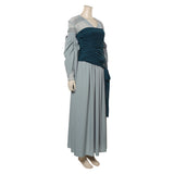 Película The Lord of the Rings: The Rings of Power 1 Galadriel Cosplay Disfraz Traje Vestido Halloween Carnaval