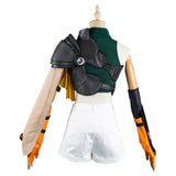 Juego Final Fantasy VII: Remake Intergrade FF7 Yuffie Kisaragi Cosplay Disfraz Halloween Carnaval Traje mujer Per.