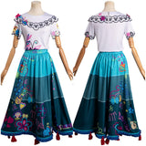 Anime Encanto - Mirabel Cosplay Disfraz Traje Vestido Falda Fiesta Halloween Carnaval