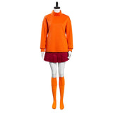 Anime Scooby Doo, Where Are You! Velma Dinkley Uniforme Cosplay Disfraz Navidad Halloween Carnaval Fiesta Traje