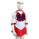 Anime Sailor Moon Hino Rei Niños Cosplay Disfraz Halloween Falda Carnaval Traje