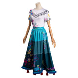 Anime Encanto - Mirabel Cosplay Disfraz Traje Vestido Falda Fiesta Halloween Carnaval