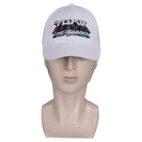 Película Marvel Thor Diós de Trueno Cosplay Gorra de béisbol ajustable Blanca Negra Snapback