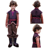 Película Frozen Kristoff Cosplay Niños Disfraz Trajes Halloween Carnaval Fiesta Disfraz Traje