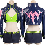 Anime Cyberpunk Edgerunner Rebecca Racing Jacket Cosplay Disfraz Adulto Traje De carnaval Halloween Fiesta DISFRAZDEDIADEBRUJAS.ES®