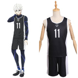 Anime Blue Lock Seishirou Nagi Cosplay Disfraz Traje Fiesta Uniforme Halloween Carnaval