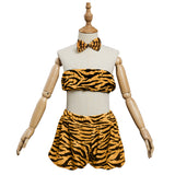 Año de Tigre Juego de Rol Niños Cosplay Disfraz Navidad Halloween Carnaval Fiesta Per.