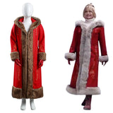 Película The Christmas Chronicles 2 Mrs. Claus Navidad Cosplay Disfraz Halloween Carnaval Traje