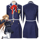 Anime Sword Art Online SAO Yuuki Asuna Uniforme Falda Cosplay Disfraz Traje