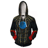 Película Spider-Man Halloween Cosplay Sudadera 3D Impreso Disfraz Carnaval Traje