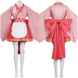 Anime Demon Slayer Tsuyuri Kanawo Kimono Mucama Cosplay Navidad Disfraz Vestido Carnaval Traje