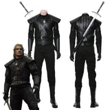 Series de Televisión The Witcher Cavill Geralt of Rivia Uniforme Cosplay Disfraz Halloween Carnaval Per.