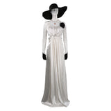 Juego Resident Evil Village Riesgo Biológico Alcina Dimitrescu Precioso Cosplay Halloween Disfraz Vestido Carnaval