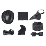 Anime Plague Doctor Steampunk Bird Máscara Horrible Niños Cosplay Disfraz Halloween Carnaval Traje