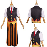 Anime Demon Slayer Rengoku Kyoujurou Cosplay Disfraz Adulto Traje De carnaval Halloween Fiesta