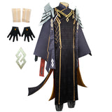 Juego Genshin Impact Zhongli Cosplay Disfraz Halloween Carnaval Fiesta Adulto Disfraz Traje