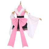 Anime Demon Slayer Kanroji Mitsuri Maid  Cosplay Disfraz