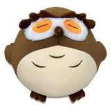 Juego Genshin Impact Noctua Diluc Búho Juguetes De Peluche Suave Mascota Cumpleaños Regalo