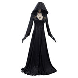 Juego Resident Evil Village Hija de Lady Dimitrescu Vampire Lady Vestido Halloween Cosplay Carnaval Disfraz