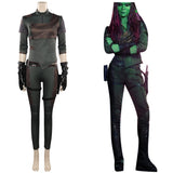 Película Guardians Of The Galaxy Vol.3 Gamora Cosplay Disfraz Adulto Traje De Carnaval Halloween Fiesta