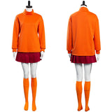 Anime Scooby Doo, Where Are You! Velma Dinkley Uniforme Cosplay Disfraz Navidad Halloween Carnaval Fiesta Traje