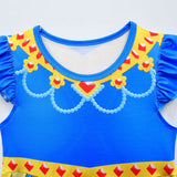 Anime Snow White Niños Blancanieves Cosplay Navidad Disfraz Traje Vestido