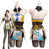 Juego Naraka: Bladepoint -Kurumi Cosplay Disfraz Halloween Falda Vestido Carnaval Traje Mujer Per.