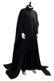 Película Harry Potter Severus Snape Capa Larga Adulto Cosplay Disfraz Halloween Carnaval Fiesta