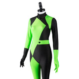 Anime Kim Possible Disfraz Shego Costume Cosplay Adultos Mono Halloween Carnaval Fiesta Traje