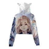 Anime Tokyo Revengers Oreja De Gato Sudadera Cosplay Navidad Fiesta 3D Impreso Casual