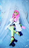 Anime Demon Slayer Kanroji Mitsuri Maid  Cosplay Disfraz