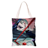 Anime Jujutsu Kaisen Guerra de Hechiceros Ryomen Sukuna Bolsa de Arpillera de Viaje de Compras Reutilizable Plegable