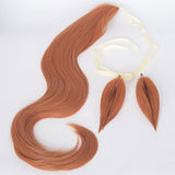 Anime Pretty Derby Daiwa Scarlet Cosplay Peluca Cabello Sintético Resistente al Calor Carnival Halloween Fiesta