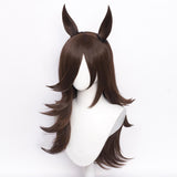 Anime Pretty Derby Rice Shower Cosplay Peluca Cabello Sintético Resistente al Calor Carnival Halloween Fiesta