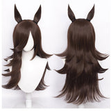 Anime Pretty Derby Rice Shower Cosplay Peluca Cabello Sintético Resistente al Calor Carnival Halloween Fiesta