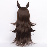 Anime Pretty Derby Rice Shower Cosplay Peluca Cabello Sintético Resistente al Calor Carnival Halloween Fiesta