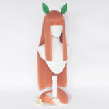 Anime Pretty Derby Silence Suzuka Cosplay Peluca Cabello Sintético Resistente al Calor Carnival Halloween Fiesta