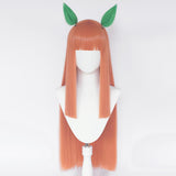 Anime Pretty Derby Silence Suzuka Cosplay Peluca Cabello Sintético Resistente al Calor Carnival Halloween Fiesta