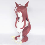 Anime Pretty Derby Mihono Bourbon Cosplay Peluca Cabello Sintético Resistente al Calor Carnival Halloween Fiesta