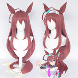 Anime Pretty Derby Mihono Bourbon Cosplay Peluca Cabello Sintético Resistente al Calor Carnival Halloween Fiesta