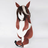 Anime Pretty Derby Symboli Rudolf Cosplay Peluca Cabello Sintético Resistente al Calor Carnival Halloween Fiesta